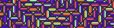 Color Rhombus tile tessellation pattern illustration