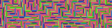 Color Rhombus tile tessellation pattern illustration