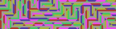 Color Rhombus tile tessellation pattern illustration