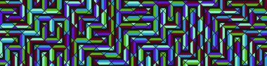 Color Rhombus tile tessellation pattern illustration
