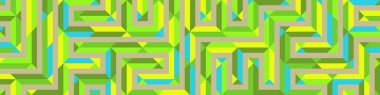 Color Rhombus tile tessellation pattern illustration