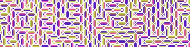 Color Rhombus tile tessellation pattern illustration