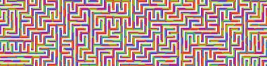 Color Rhombus tile tessellation pattern illustration