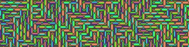 Color Rhombus tile tessellation pattern illustration