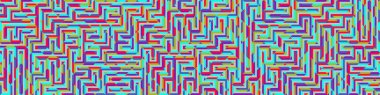 Color Rhombus tile tessellation pattern illustration