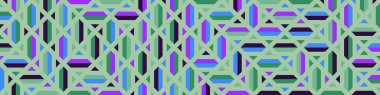 Color Rhombus tile tessellation pattern illustration