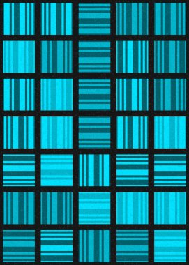 Soyut Geometrik Desen üretken hesaplama sanatı çizimi