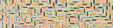 Color Rhombus tile tessellation pattern illustration