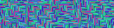 Color Rhombus tile tessellation pattern illustration