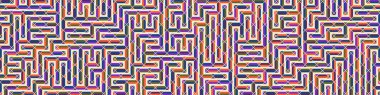 Color Rhombus tile tessellation pattern illustration