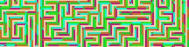 Color Rhombus tile tessellation pattern illustration