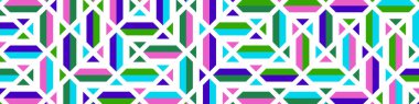 Color Rhombus tile tessellation pattern illustration