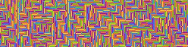 Color Rhombus tile tessellation pattern illustration