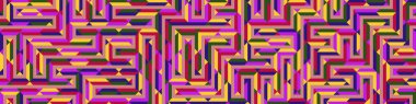 Color Rhombus tile tessellation pattern illustration