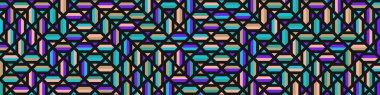 Color Rhombus tile tessellation pattern illustration