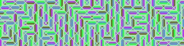 Color Rhombus tile tessellation pattern illustration