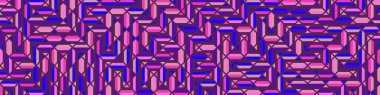 Color Rhombus tile tessellation pattern illustration
