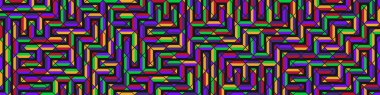Color Rhombus tile tessellation pattern illustration