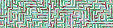 Color Rhombus tile tessellation pattern illustration