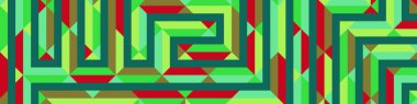 Color Rhombus tile tessellation pattern illustration