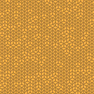  Altıgen Labirent deseni soyut illüstrasyon