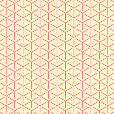  Altıgen Labirent deseni soyut illüstrasyon