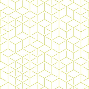  Altıgen Labirent deseni soyut illüstrasyon