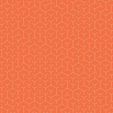  Altıgen Labirent deseni soyut illüstrasyon