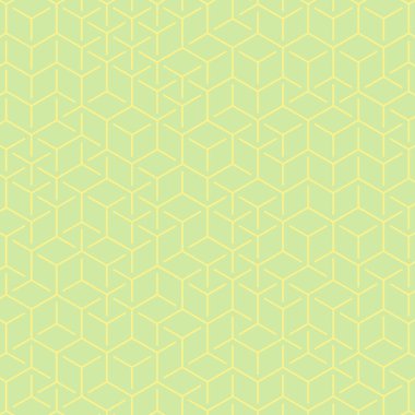  Altıgen Labirent deseni soyut illüstrasyon