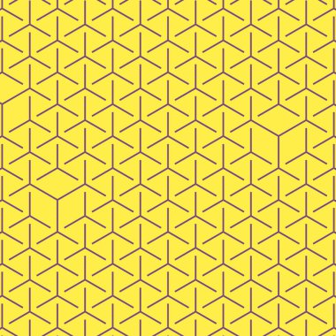  Altıgen Labirent deseni soyut illüstrasyon