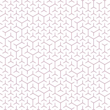  Altıgen Labirent deseni soyut illüstrasyon