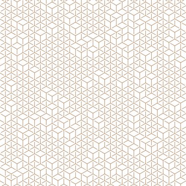  Altıgen Labirent deseni soyut illüstrasyon