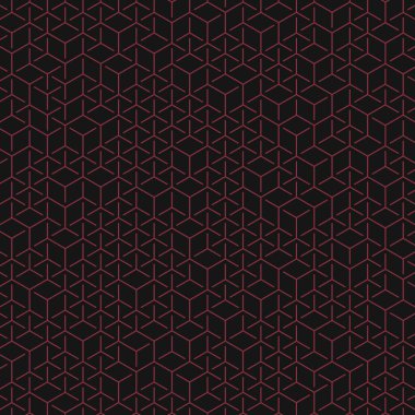  Altıgen Labirent deseni soyut illüstrasyon