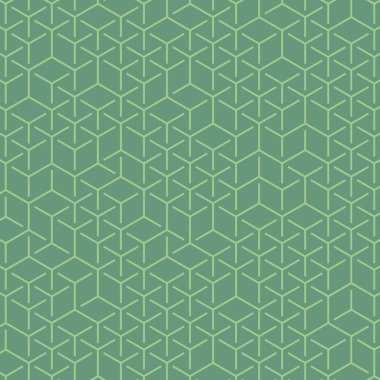  Altıgen Labirent deseni soyut illüstrasyon