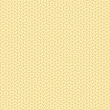  Altıgen Labirent deseni soyut illüstrasyon