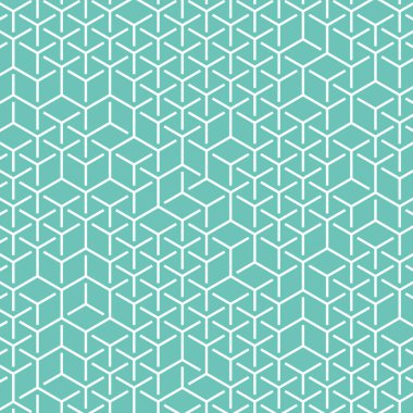  Altıgen Labirent deseni soyut illüstrasyon