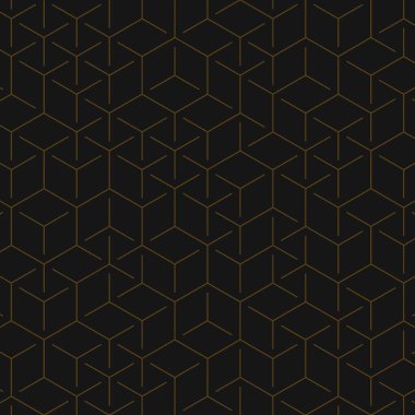  Altıgen Labirent deseni soyut illüstrasyon