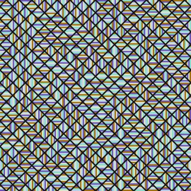Color Rhombus tile tessellation pattern illustration