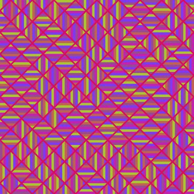 Color Rhombus tile tessellation pattern illustration