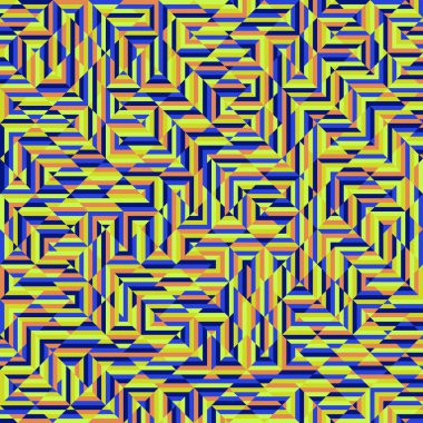 Color Rhombus tile tessellation pattern illustration