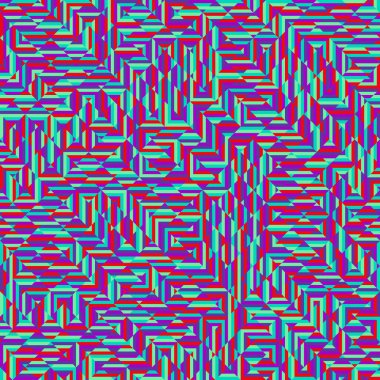 Color Rhombus tile tessellation pattern illustration