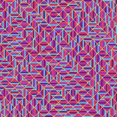 Color Rhombus tile tessellation pattern illustration