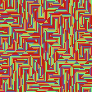 Color Rhombus tile tessellation pattern illustration