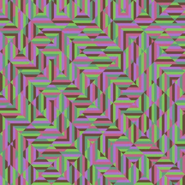 Color Rhombus tile tessellation pattern illustration