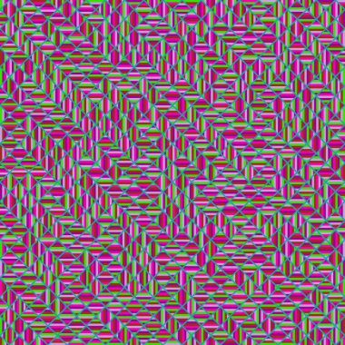 Color Rhombus tile tessellation pattern illustration