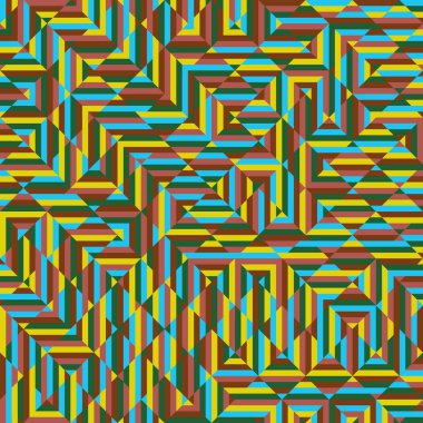 Color Rhombus tile tessellation pattern illustration