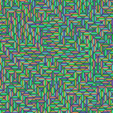 Color Rhombus tile tessellation pattern illustration