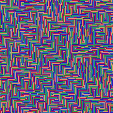 Color Rhombus tile tessellation pattern illustration