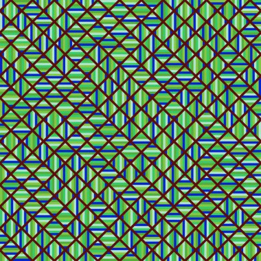Color Rhombus tile tessellation pattern illustration