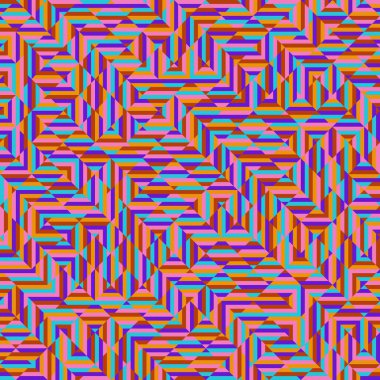 Color Rhombus tile tessellation pattern illustration